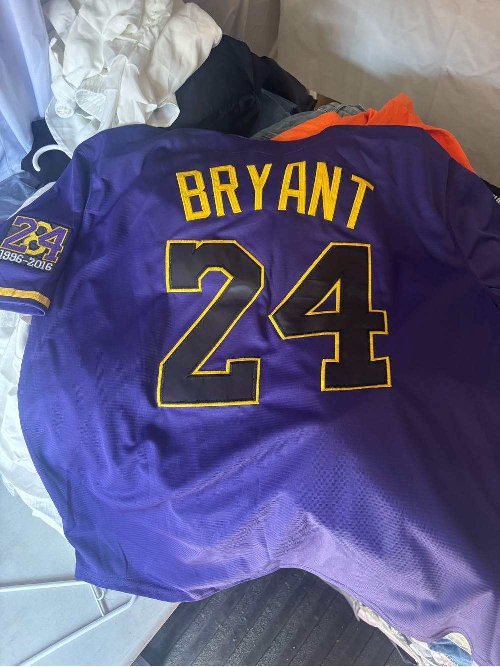 Men's Purple #24 Bryant Jersey - Athletic Tribute Tee